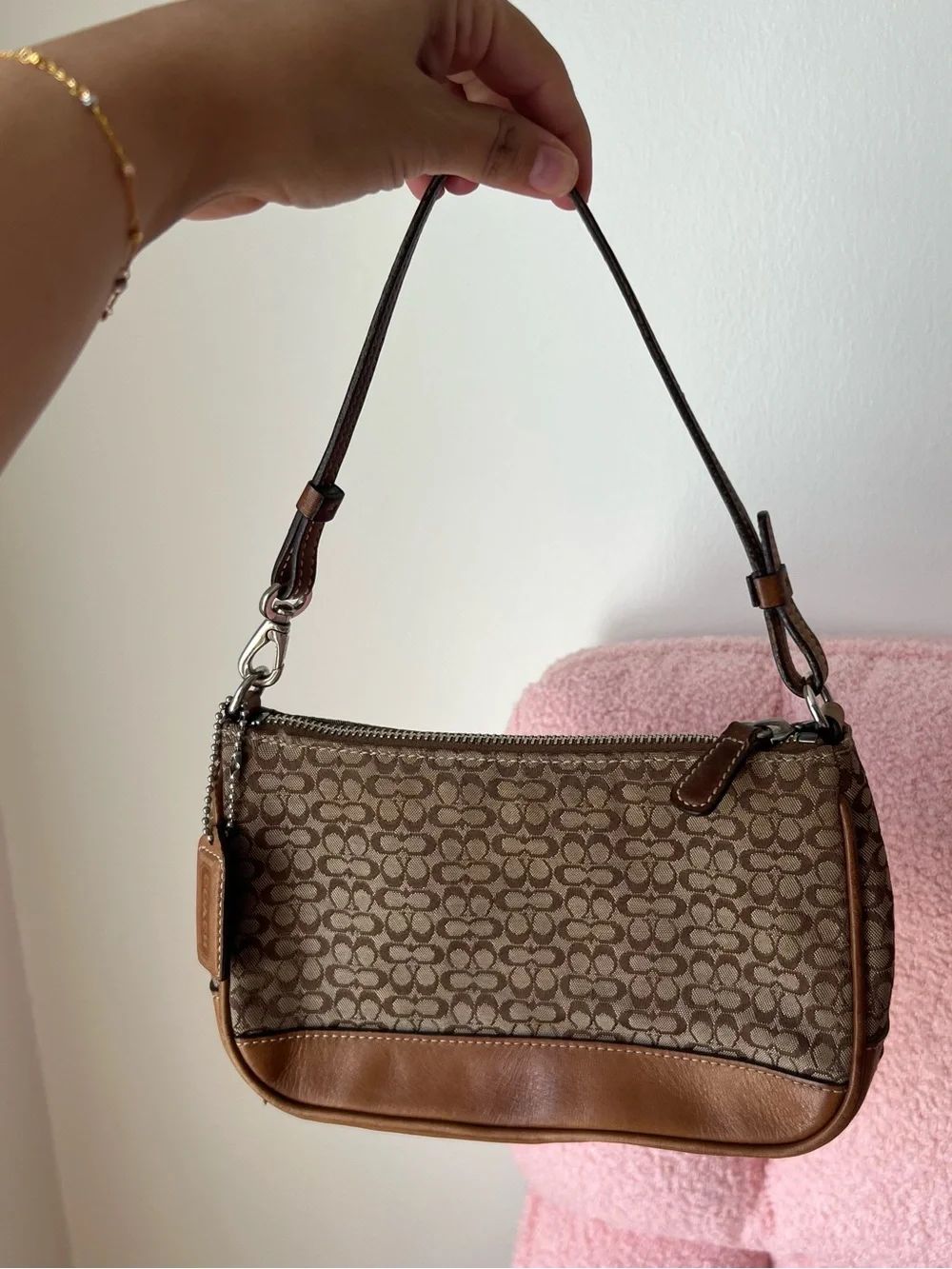 Vintage Coach Mini Signature 